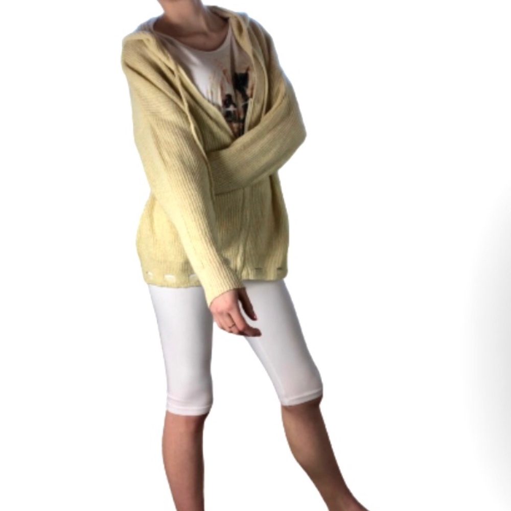 Tan Knit Hoodie